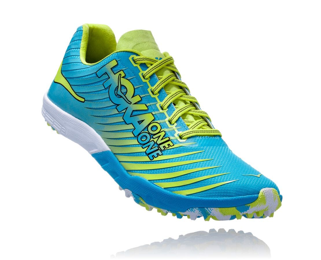 Pantofi Spikes Hoka One One Evo Xc Spikeless Dama - Albastri | Romania MUBD92378